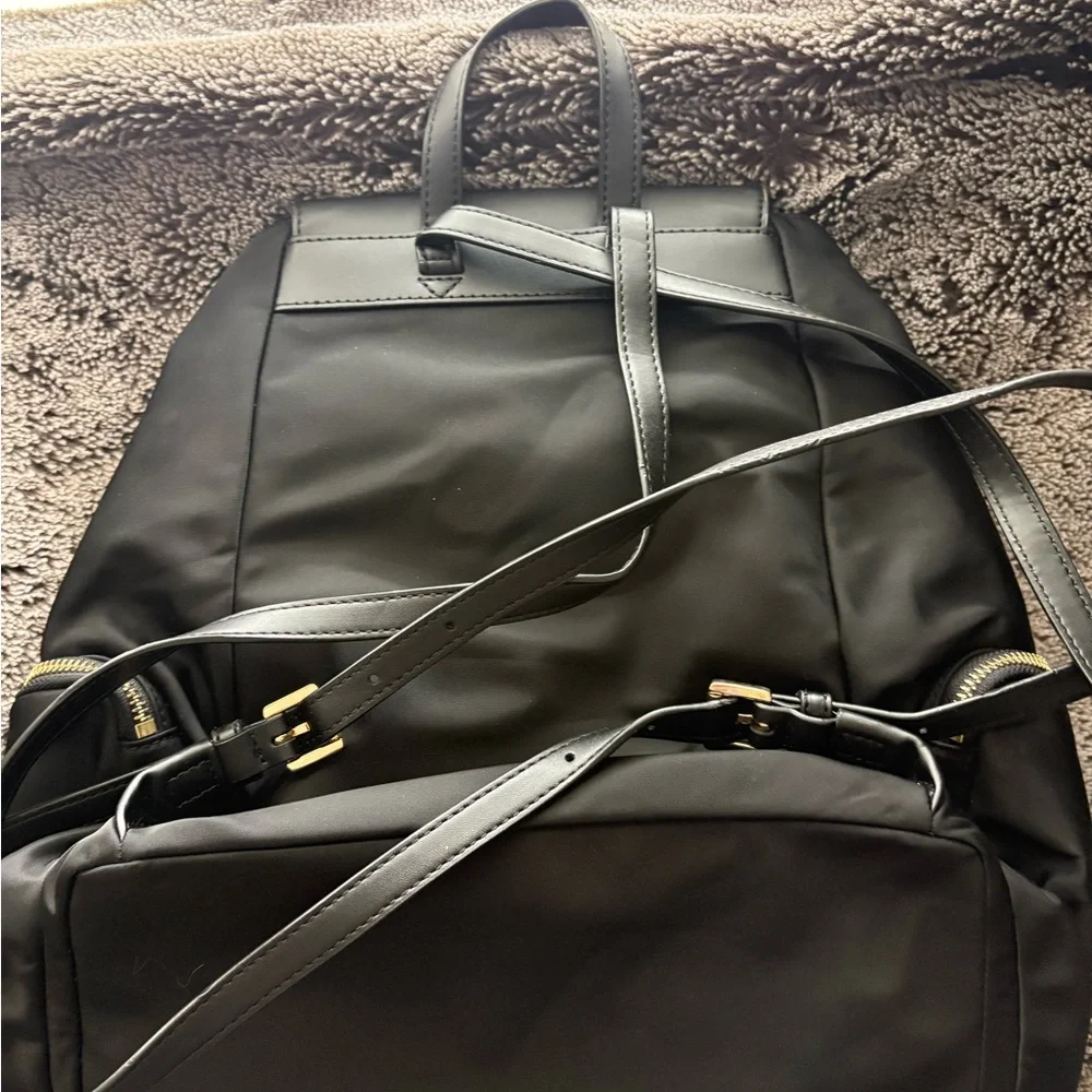Michael Kors Black Backpack with Gold Hardware - Picture 4 of 4